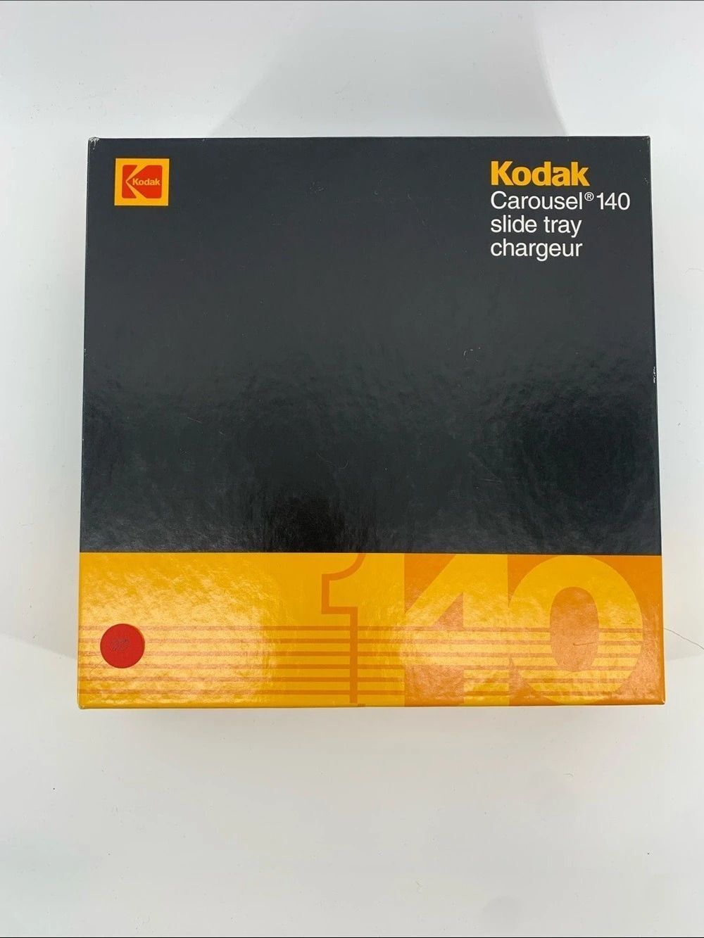 Kodak | Vintage Carousel 140 Slide Projector Tray with Original Box | Black